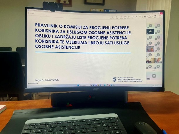 On line radionica za uslugu osobne asistencije